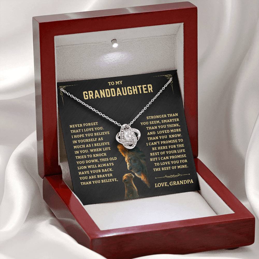 Granddaughter Gift -From Grandpa Jewelry