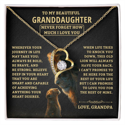 Granddaughter Gift-From Grandpa Jewelry