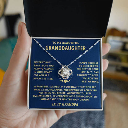 Granddaughter Gift, From Grandpa, ''Believe In Yourself'' WG101 Jewelry