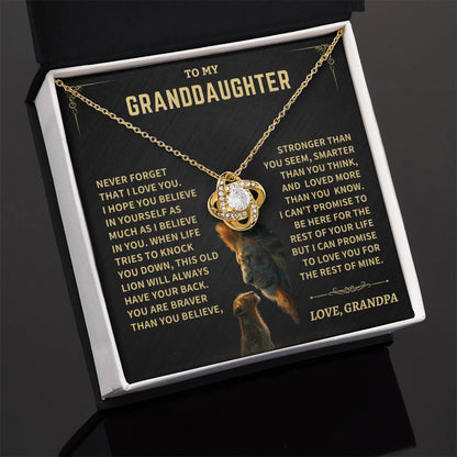 Granddaughter Gift- Love, Grandpa Jewelry