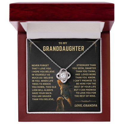 Granddaughter Gift- Love, Grandpa Jewelry