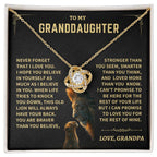 Granddaughter Gift- Love, Grandpa Jewelry