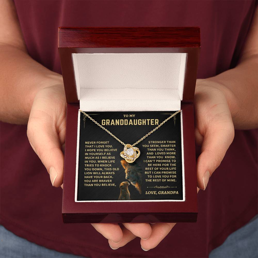 Granddaughter Gift- Love, Grandpa Jewelry