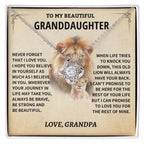 Granddaughter Gift-Never Forget-From Grandpa Jewelry