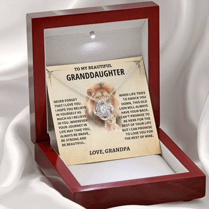Granddaughter Gift-Never Forget-From Grandpa Jewelry