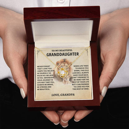 Granddaughter Gift-Never Forget-From Grandpa Jewelry
