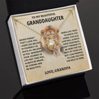 Granddaughter Gift-Never Forget-From Grandpa Jewelry