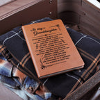 Granddaughter-leather Journal Jewelry