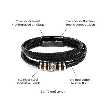 Grandson Gift- Forever love Bracelet-From Grandma Jewelry