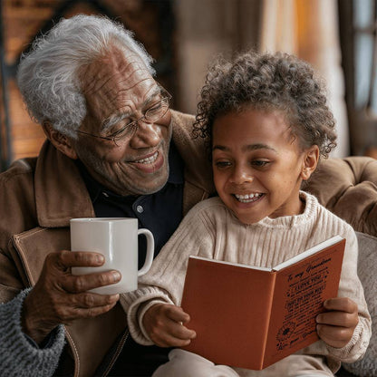 Grandson Gift From Grandpa, "Never Forget", Graphic Journal Jewelry