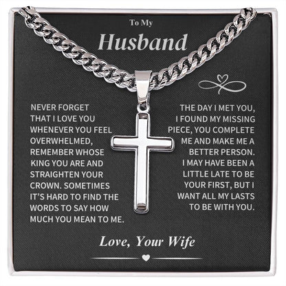 Husband Gift Cross Jewelry