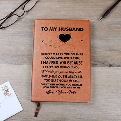 Husband Gift From Wife, "Special One", Graphic Journal Jewelry