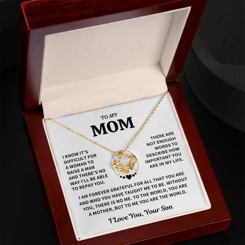 Mom Gift-Forever Grateful-From Son Jewelry
