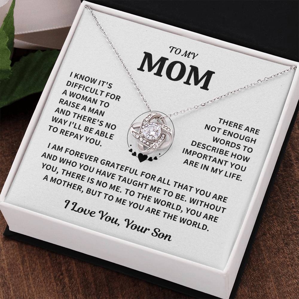 Mom Gift-Forever Grateful-From Son Jewelry