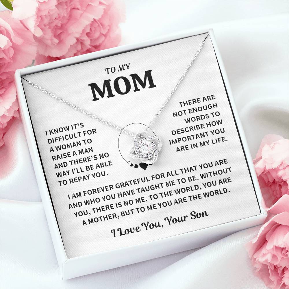 Mom Gift-Forever Grateful-From Son Jewelry