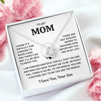 Mom Gift-Forever Grateful-From Son Jewelry
