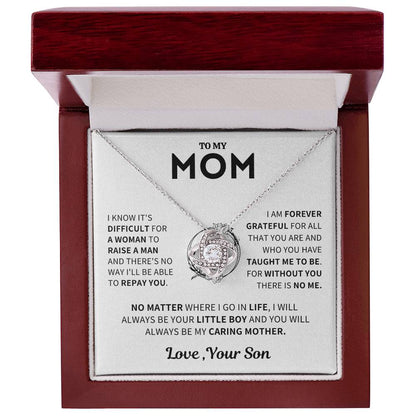 Mom Gift From Son- Forever Grateful Jewelry