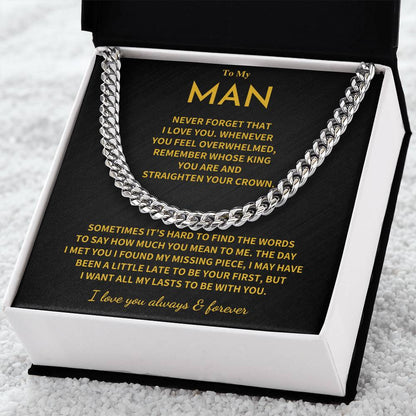 My Man Gift- Straighten Crown Jewelry