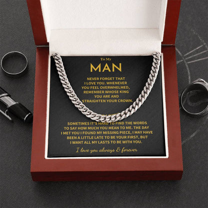 My Man Gift- Straighten Crown Jewelry