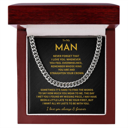 My Man Gift- Straighten Crown Jewelry