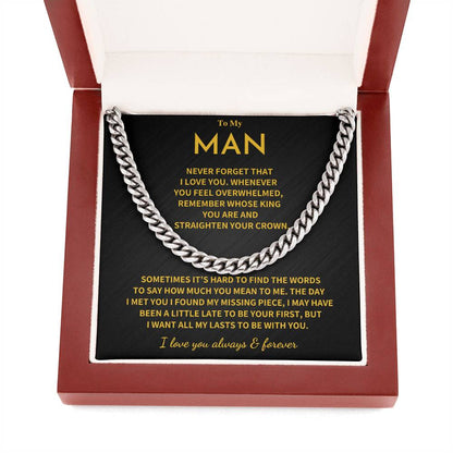 My Man Gift- Straighten Crown Jewelry