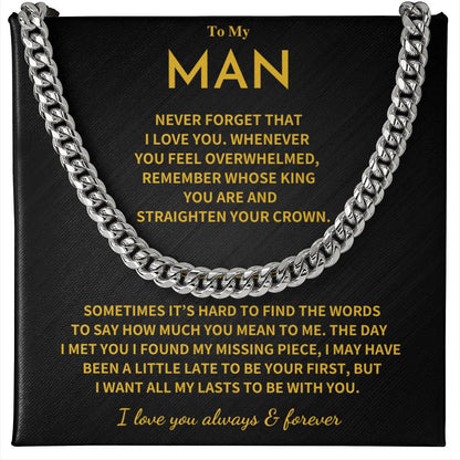 My Man Gift- Straighten Crown Jewelry