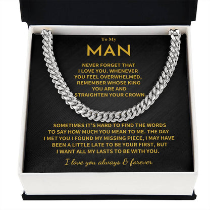My Man Gift- Straighten Crown Jewelry
