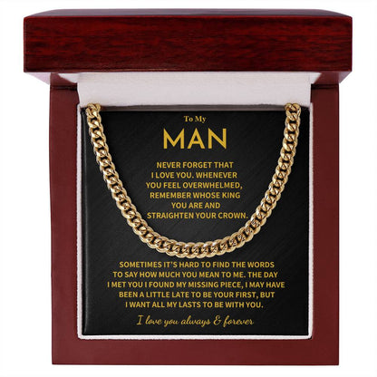 My Man Gift- Straighten Crown Jewelry