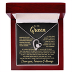 My Queen Gift,"Forever & Always", Forever Love Necklace Jewelry