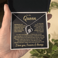 My Queen Gift,"Forever & Always", Forever Love Necklace Jewelry
