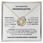 Never Forget -Granddaughter Gift Jewelry