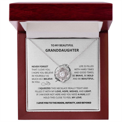Never Forget -Granddaughter Gift Jewelry