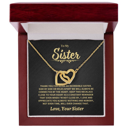 Sister Gift-Connected By Heart Jewelry