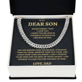 Son Gift-Cuban Link Chain-From Dad Jewelry