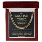 Son Gift-Cuban Link Chain-From Dad Jewelry