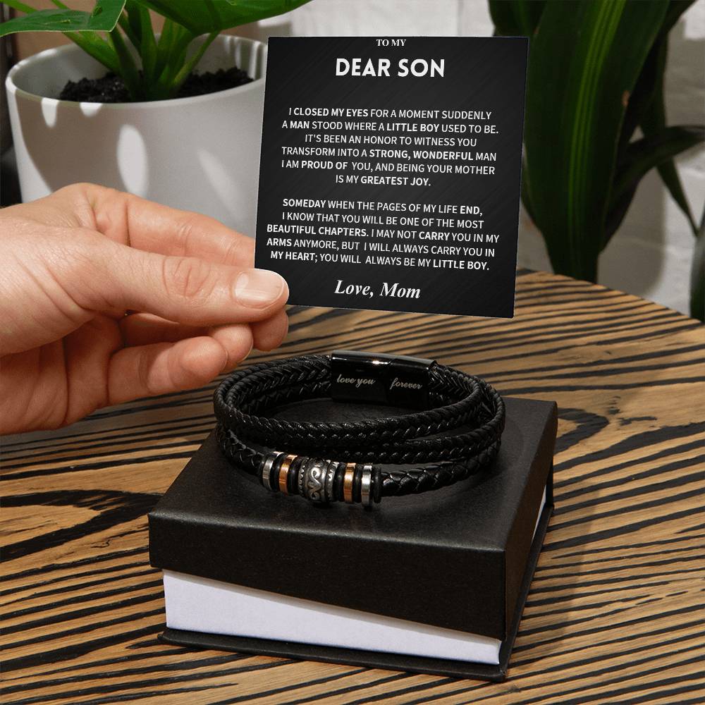 Son Gift-Love You Forever Bracelet Gift Jewelry