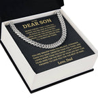 Son Gift-Never Forget-From Dad Jewelry