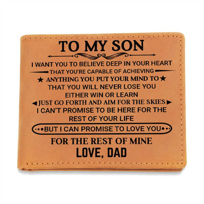 Son Gift-Wallet-From Dad Jewelry