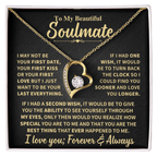 Soulmate Gift, "Forever & Always", Forever Love Necklace Jewelry