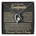 Soulmate Gift, "Forever & Always", Forever Love Necklace Jewelry