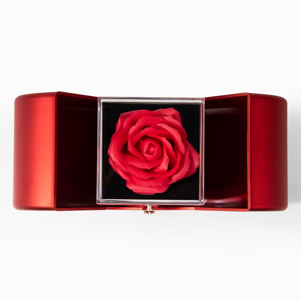 Soulmate Gift, Heart Rose Box Jewelry