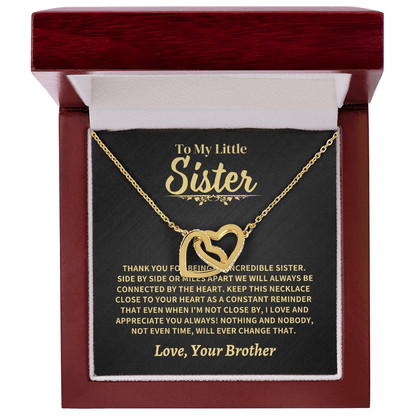 To My  Little Sister, From Brother Jewelry