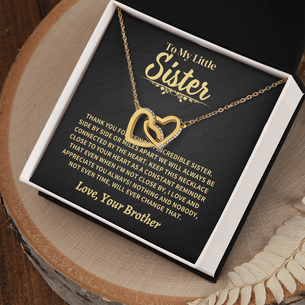 To My  Little Sister, From Brother Jewelry