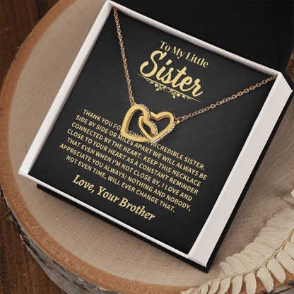 To My  Little Sister, From Brother Jewelry