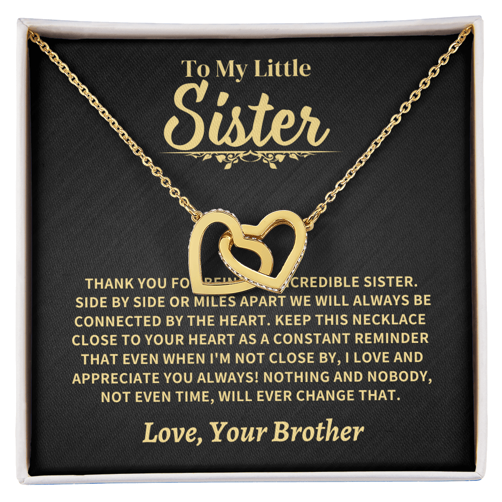 To My  Little Sister, From Brother Jewelry