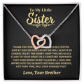 To My  Little Sister, From Brother Jewelry