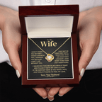 To My Wife Gift, "My Last Everything" Knot Necklace Jewelry