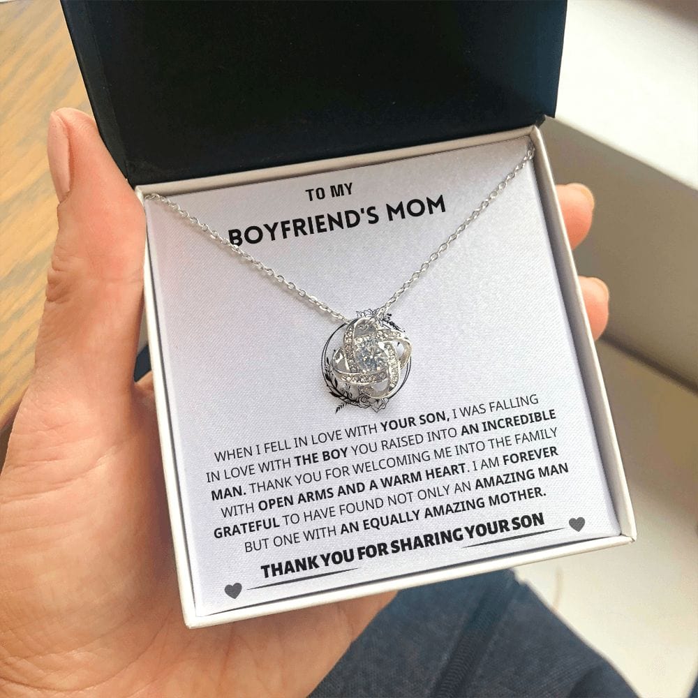 Boyfriend's Mom Gift- Thank you for sharing your son Jewelry