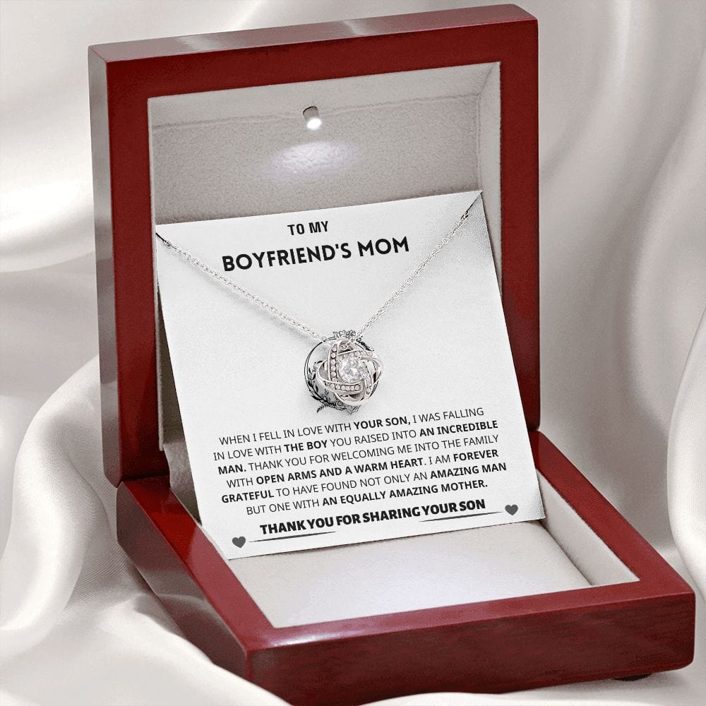 Boyfriend's Mom Gift- Thank you for sharing your son Jewelry