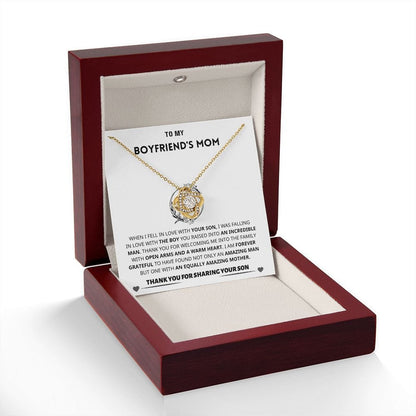 Boyfriend's Mom Gift- Thank you for sharing your son Jewelry